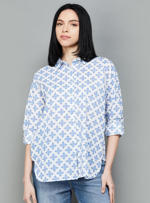 COLOUR ME Women Printed Regular Shirt