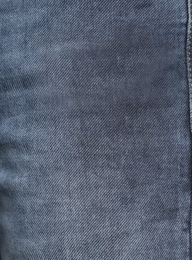 CELIO Men Washed Slim Tapered Jeans