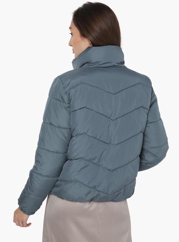 Grey Vero Moda Puffer Jacket Buy VERO MODA Women Solid Puffer