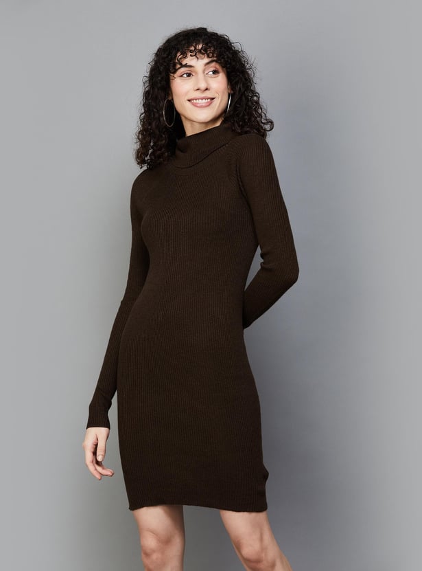 Buy AMERICAN EAGLE Women Ribbed Bodycon Sweater Dress from  
