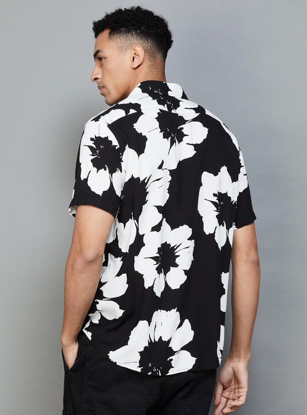 CELIO Men Printed Regular Fit Casual Shirt