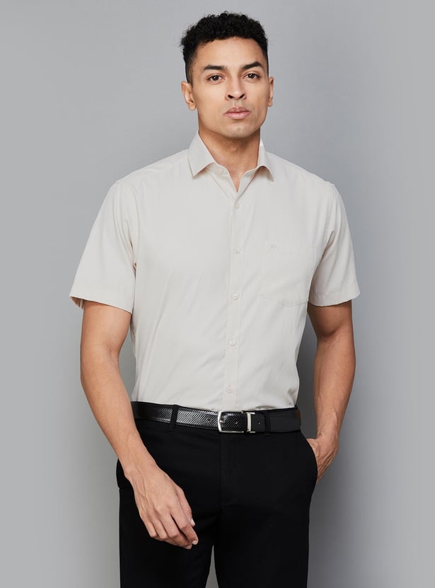 CODE Men Woven Regular Fit Formal Shirt