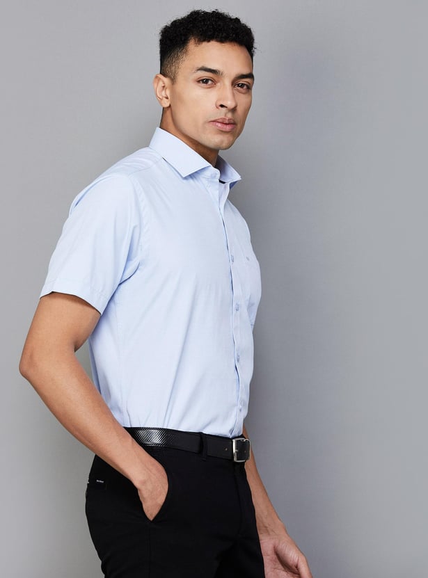 CODE Men Woven Regular Fit Formal Shirt
