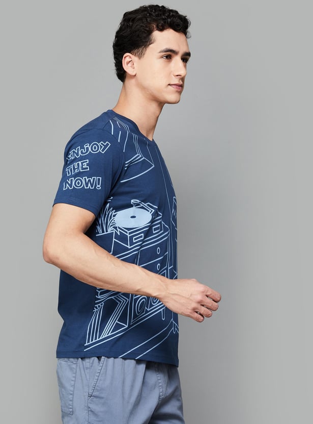 DENIMIZE Men Graphic Printed T-shirt