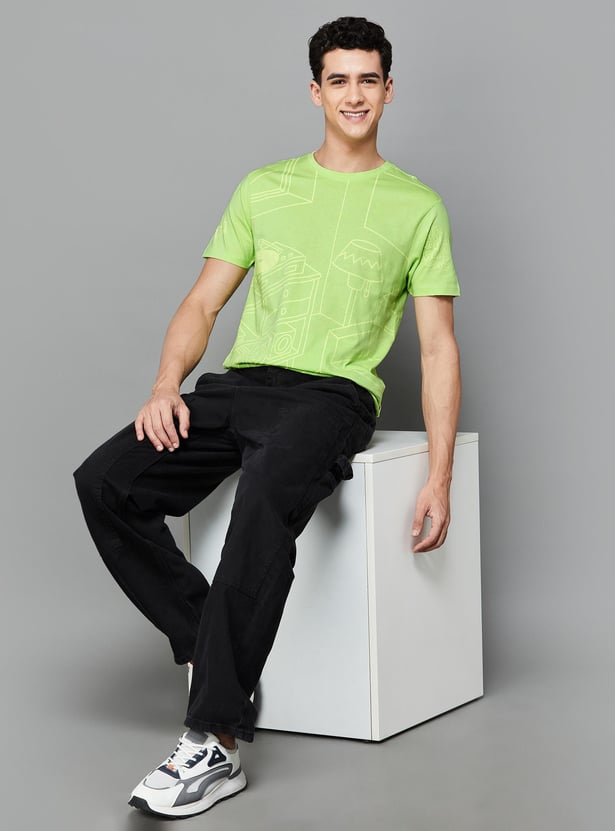 DENIMIZE Men Graphic Printed T-shirt