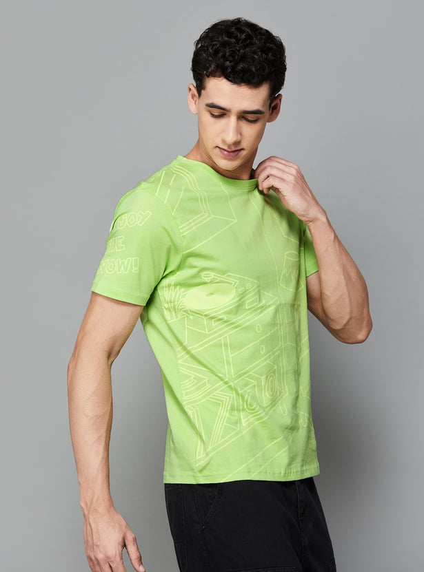 DENIMIZE Men Graphic Printed T-shirt