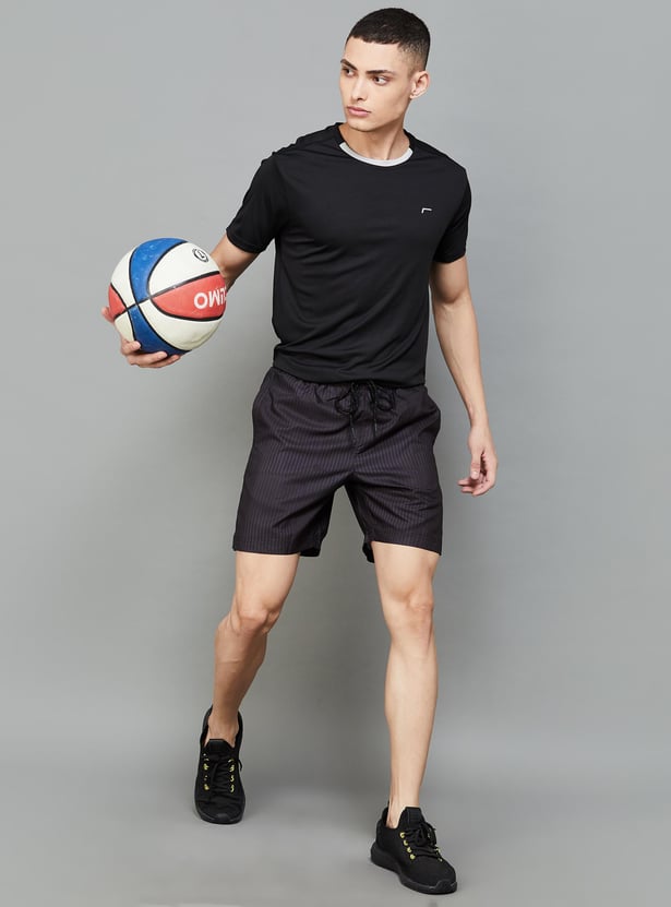 FAME FOREVER ACTIVE Men Solid Sports T-shirt