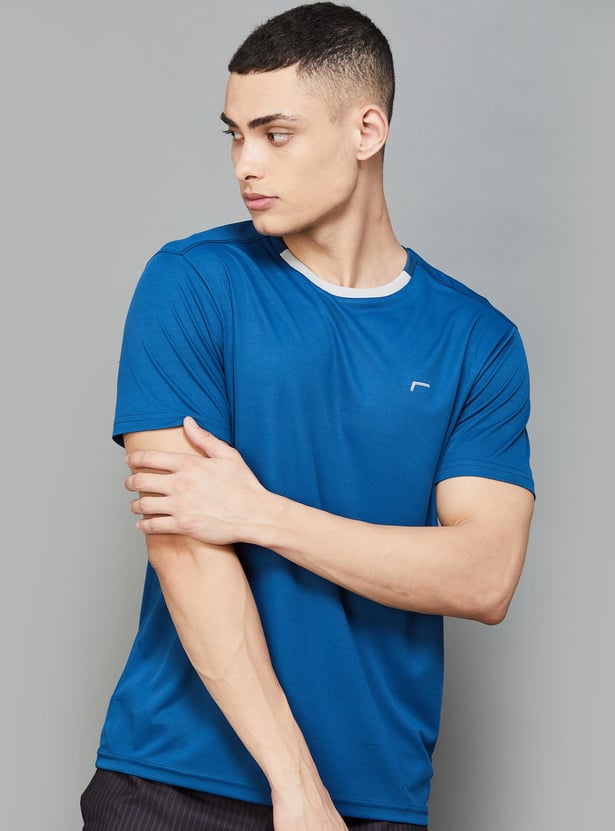 FAME FOREVER ACTIVE Men Solid Sports T-shirt
