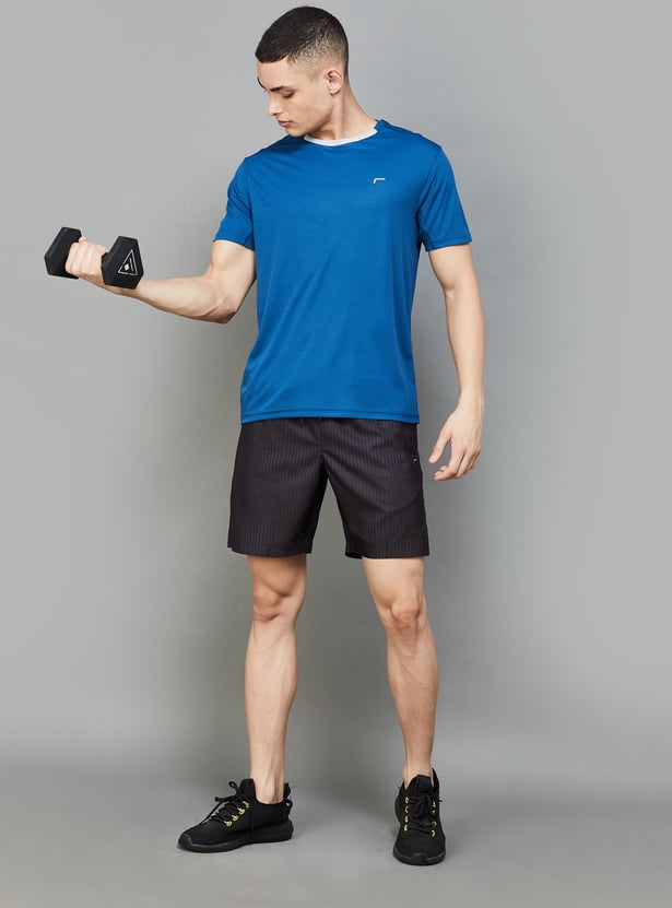 FAME FOREVER ACTIVE Men Solid Sports T-shirt