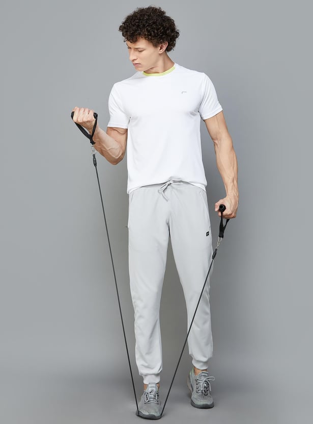 FAME FOREVER ACTIVE Men Solid Sports T-shirt