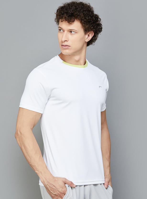 FAME FOREVER ACTIVE Men Solid Sports T-shirt