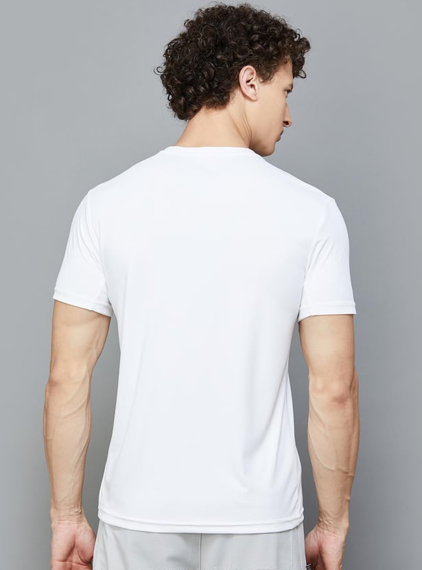FAME FOREVER ACTIVE Men Solid Sports T-shirt