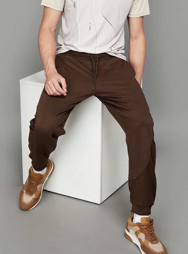 FAME FOREVER ACTIVE Men Solid Regular Fit Joggers