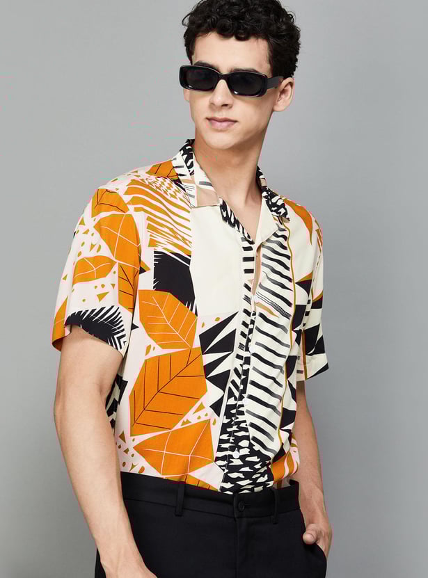 FAME FOREVER Men Graphic Printed Regular Fit Shirt