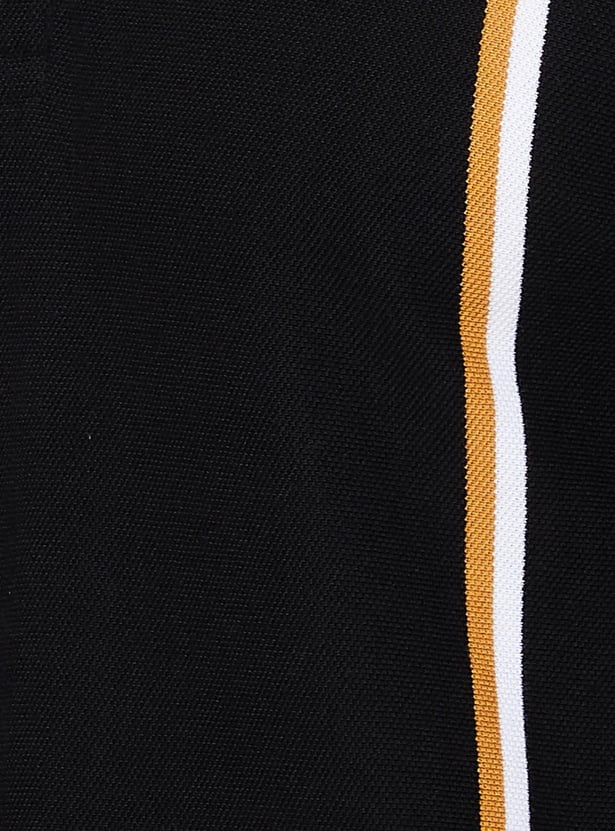 CODE Men Striped Regular Fit Polo T-shirt