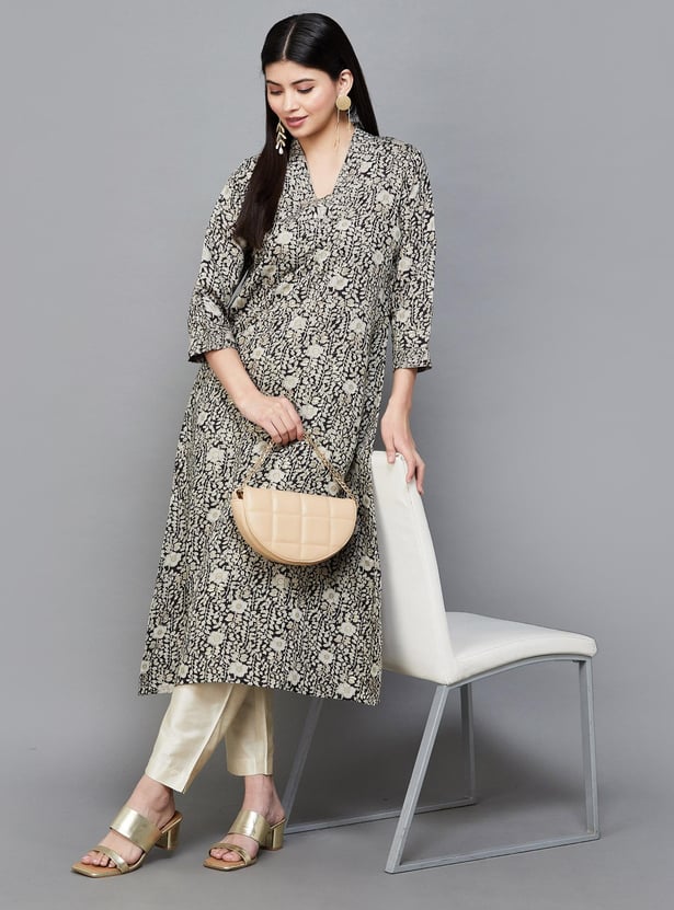 MELANGE Women Printed A-Line Kurta