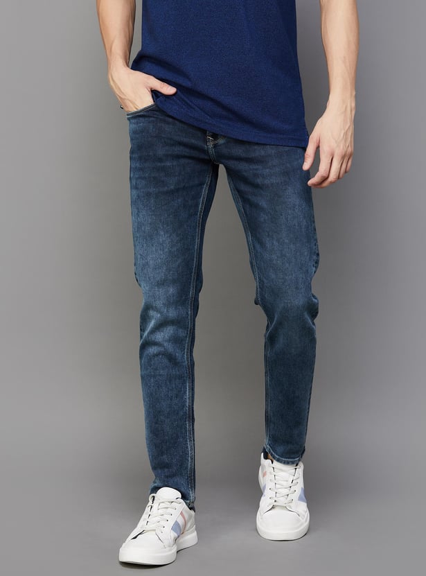 SPYKAR Men Washed Super Skinny Jeans
