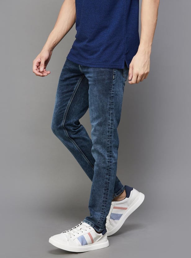 SPYKAR Men Washed Super Skinny Jeans