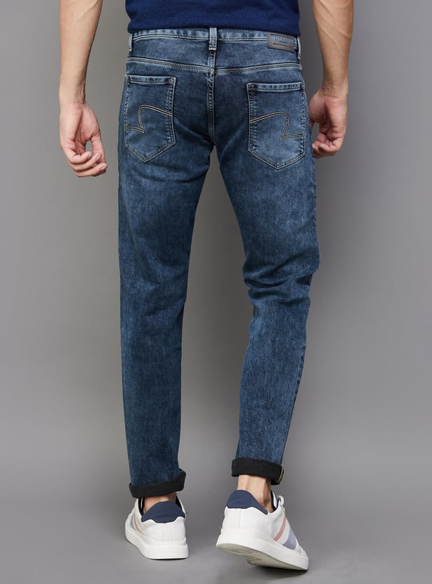 SPYKAR Men Washed Super Skinny Jeans
