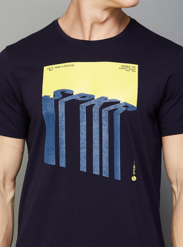 SPYKAR Men Graphic Printed T-shirt