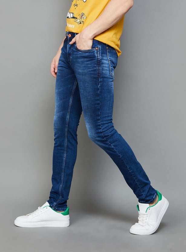 Buy KILLER Men Stonewashed Skinny Fit Jeans from Killer at just