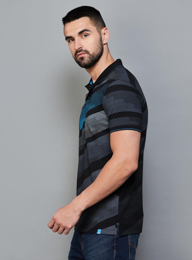 Buy KILLER Men Printed Regular Fit Polo T-shirt from Killer at just INR ...