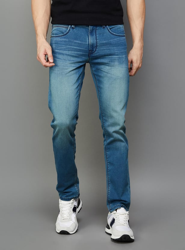 PEPE JEANS Men Washed Skinny Fit Jeans