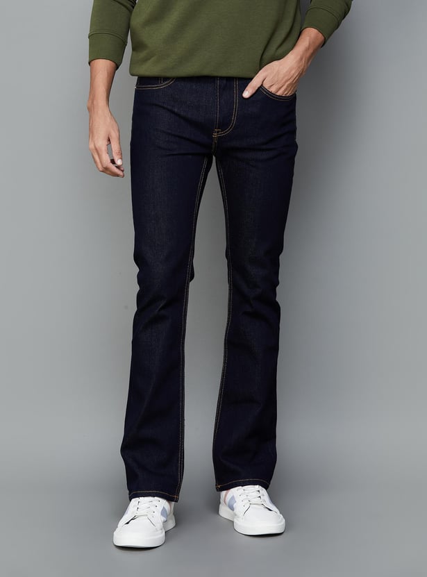 PEPE JEANS Men Solid Bootcut Jeans