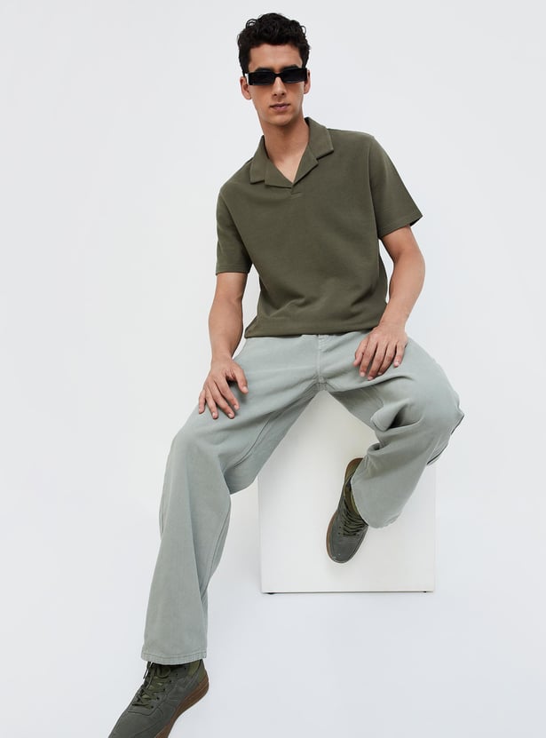 FORCA NXT Knitted Cuban Collar T-shirt