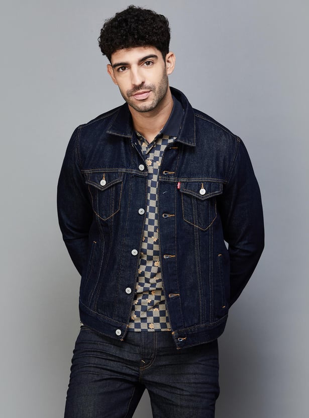 LEVI'S Men Solid Denim Jacket