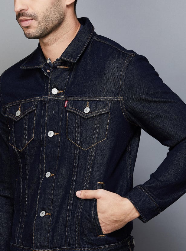 LEVI'S Men Solid Denim Jacket