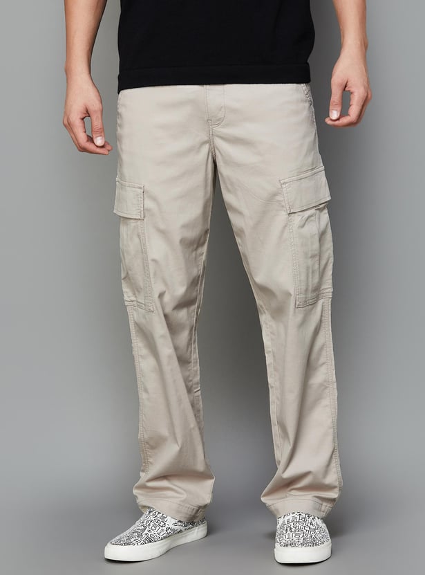 Buy LEVI S Men Solid Regular Fit Cargo Trousers from Levi s at just INR 3599.0