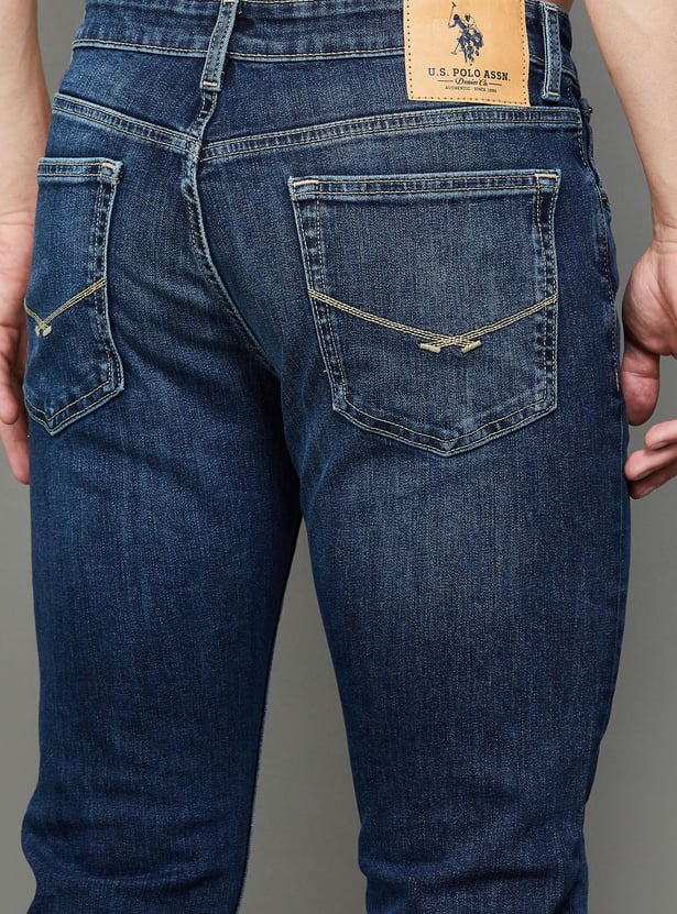 U.S. POLO ASSN. Men Washed Skinny Fit Jeans
