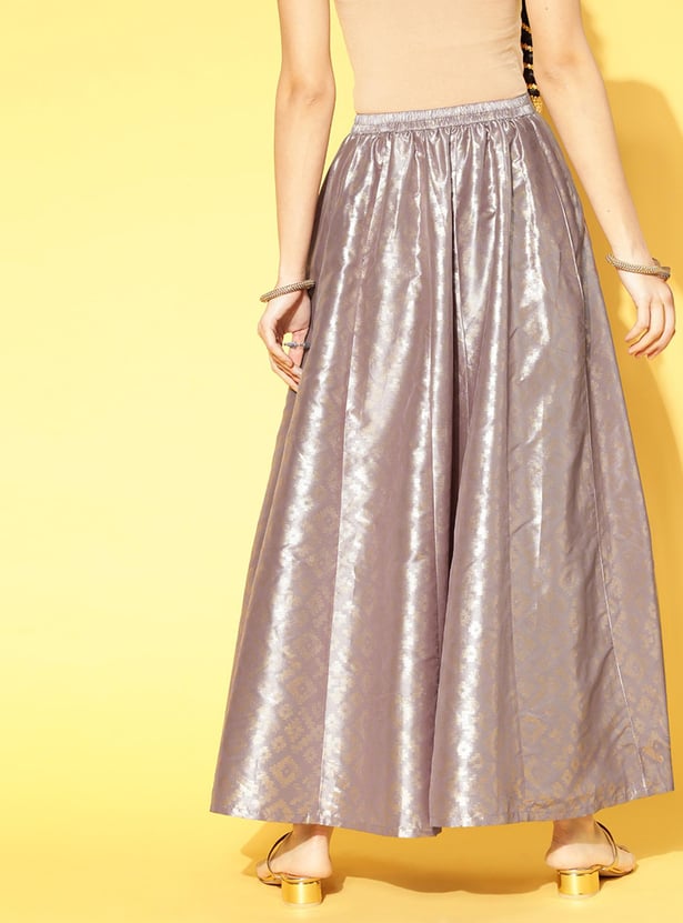 LIBAS Women Printed Flared Skirt