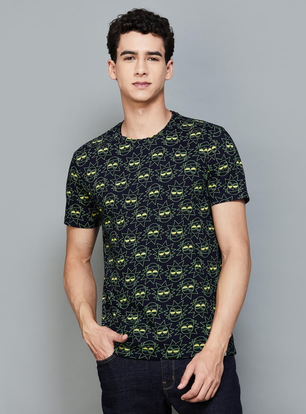 FORCA Men Graphic Printed T-shirt