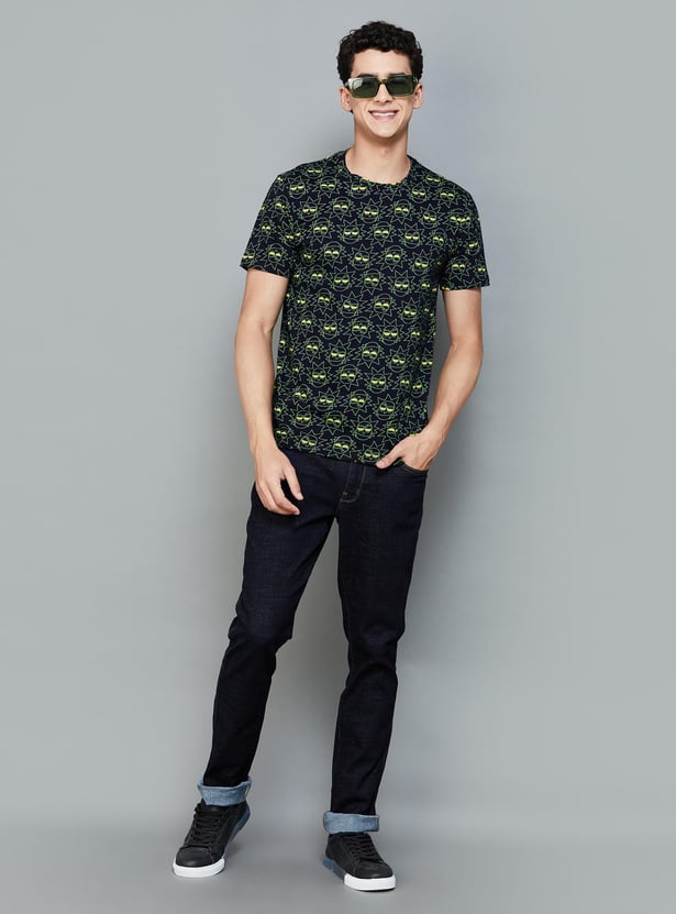 FORCA Men Graphic Printed T-shirt
