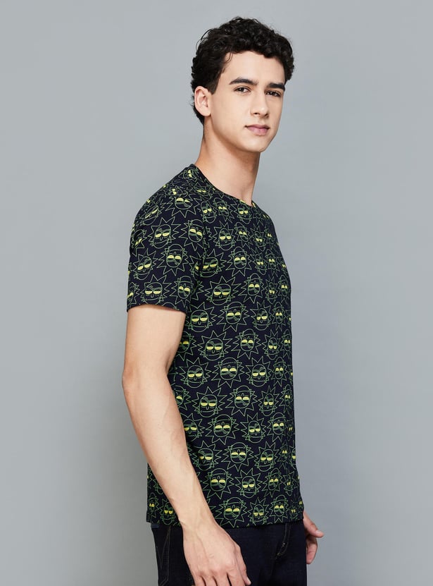 FORCA Men Graphic Printed T-shirt