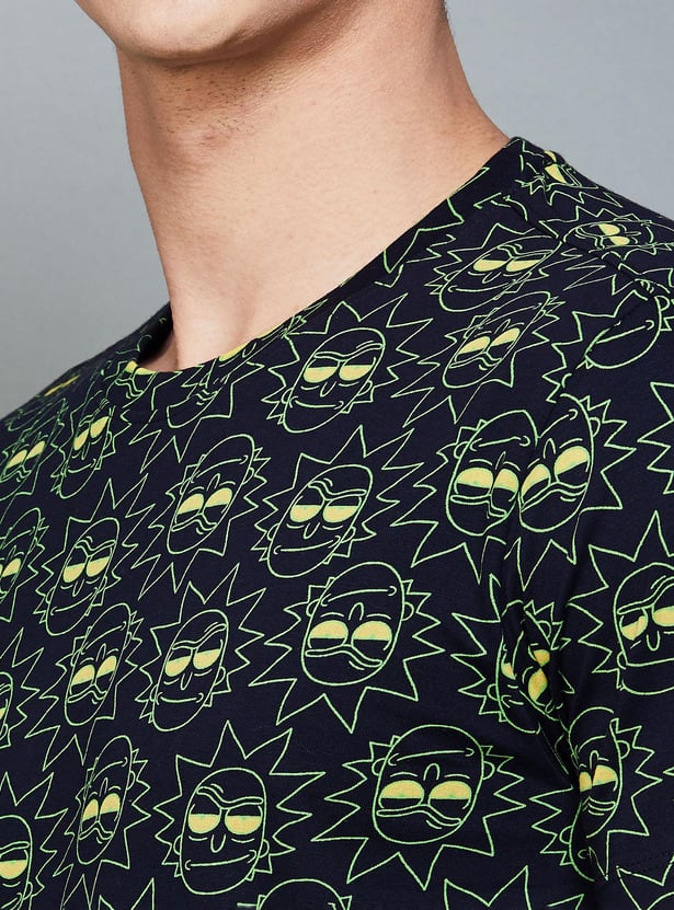 FORCA Men Graphic Printed T-shirt