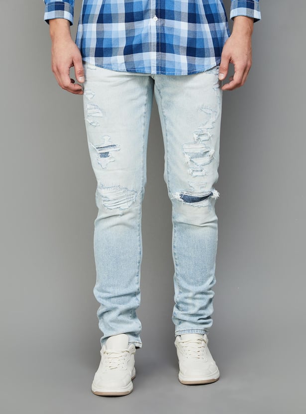 Buy AMERICAN EAGLE Men Distressed Skinny Fit Jeans from American
