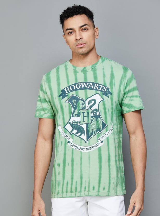 FREE AUTHORITY Men Harry Potter Printeded T-shirt
