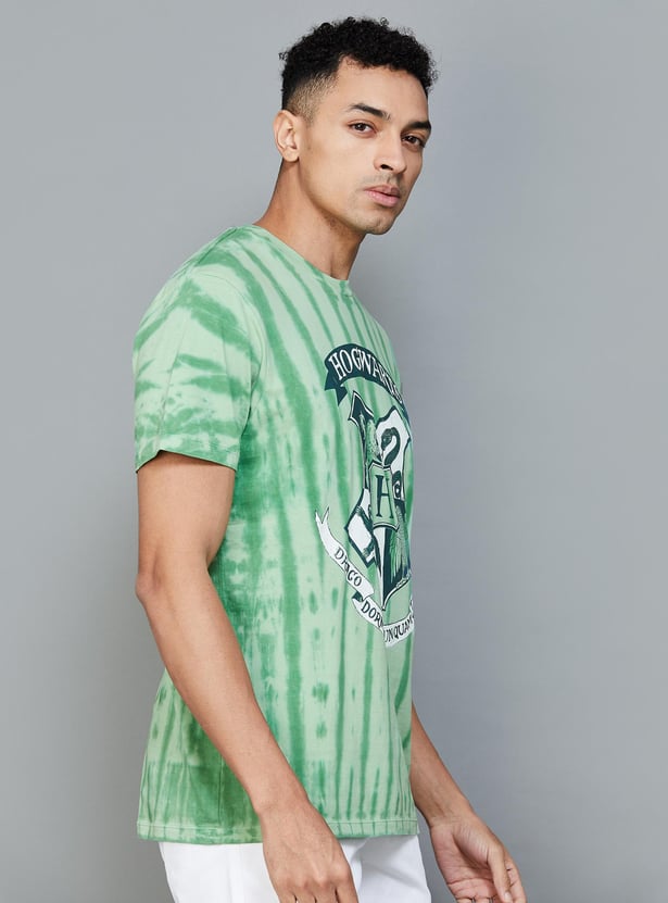 FREE AUTHORITY Men Harry Potter Printeded T-shirt