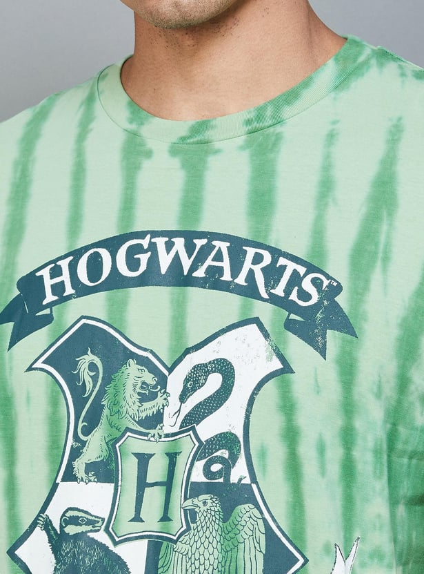 FREE AUTHORITY Men Harry Potter Printeded T-shirt