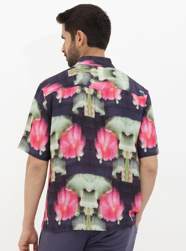 RARE RABBIT Men Printed Regular Fit Casual Shirt
