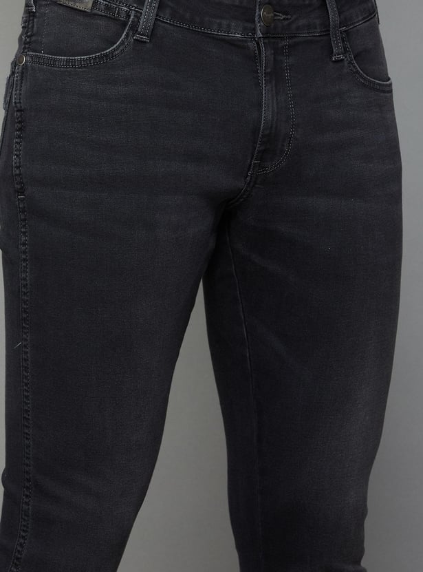 WRANGLER Men Stonewashed Skinny Fit Jeans
