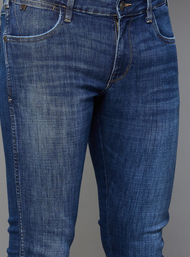 WRANGLER Men Washed Skinny Fit Jeans