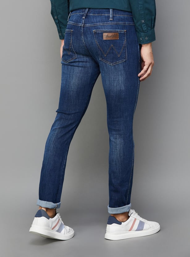 WRANGLER Men Washed Skinny Fit Jeans