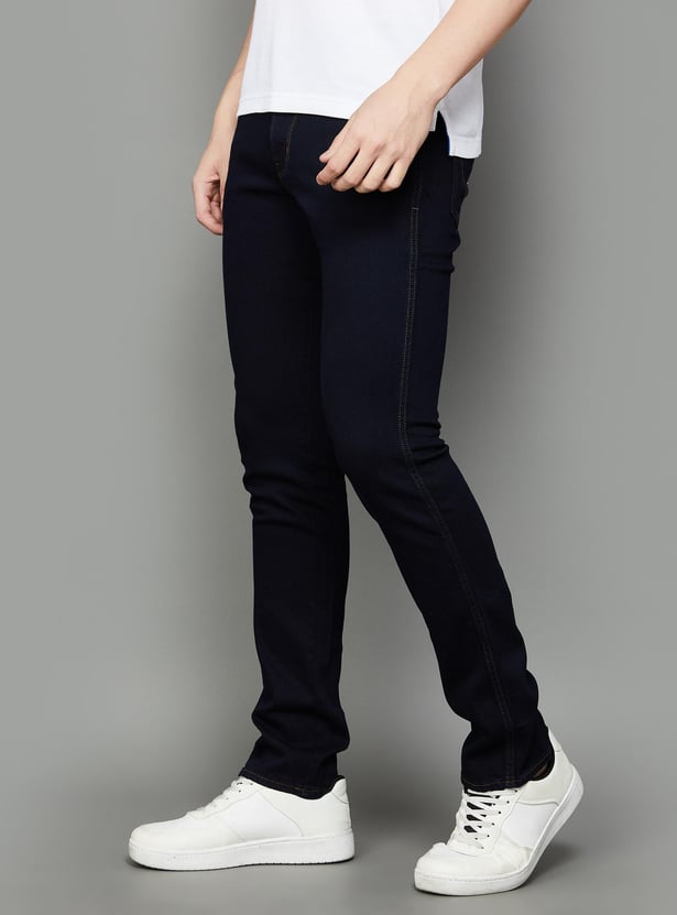 WRANGLER Men Solid Slim Tapered Jeans