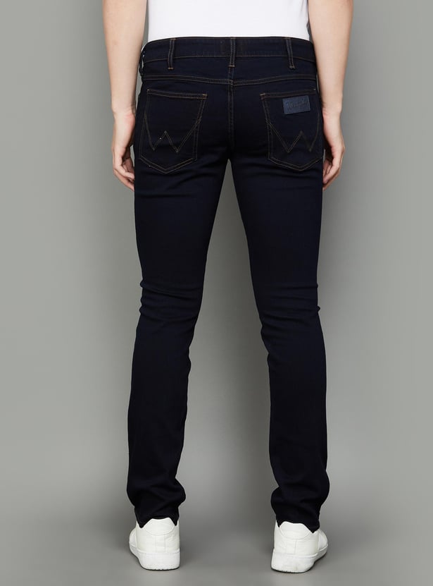 WRANGLER Men Solid Slim Tapered Jeans