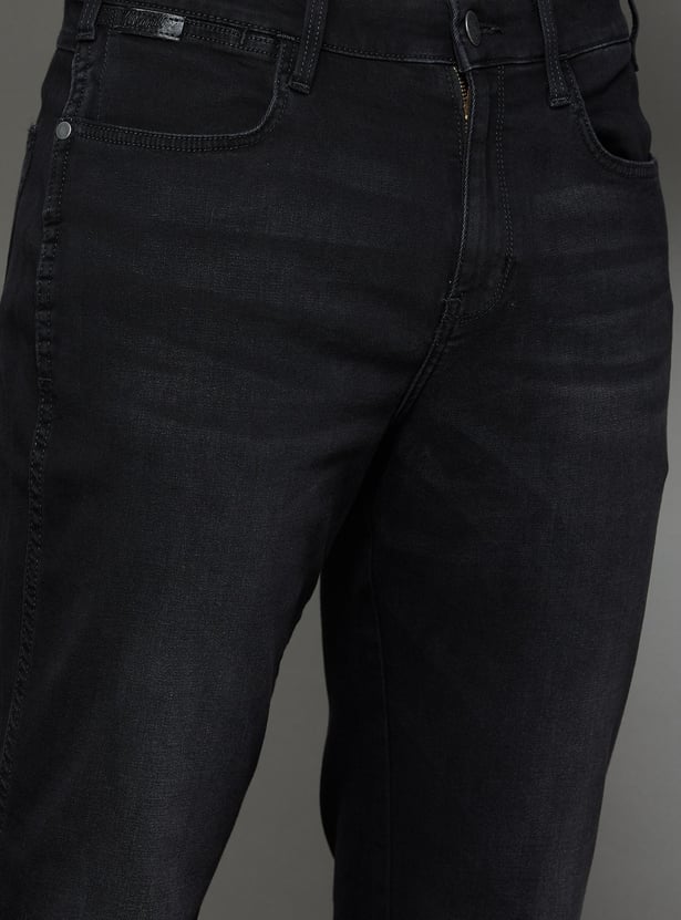 WRANGLER Men Washed Bootcut Jeans
