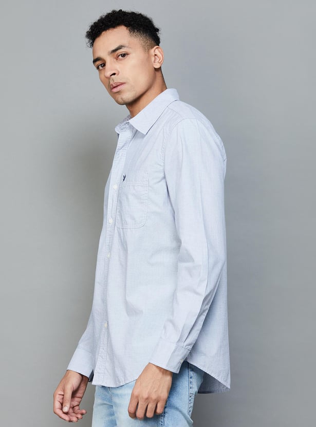 AMERICAN EAGLE Men Solid Regular Fit Casual Shirt